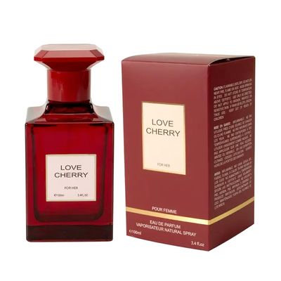 Love Cherry Fragrance Unisex, 3.4 Oz/Eau De Parfum Natural Spray Vaporizateur
