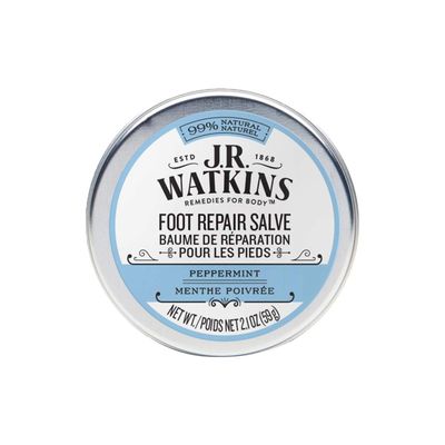 J.R. Watkins Foot Repair Salve, Peppermint, 2.1 Ounce