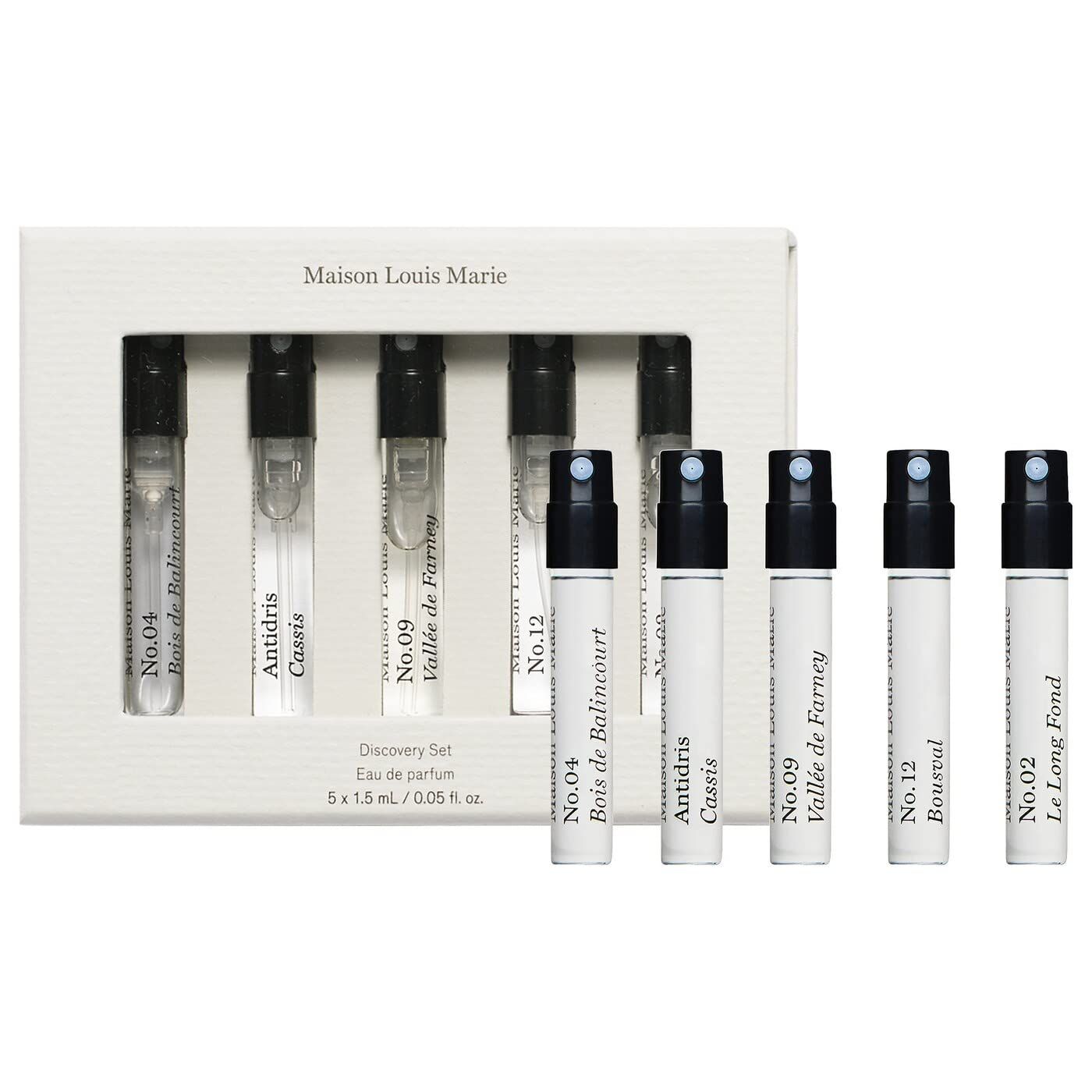 Maison Louis Marie - Natural Eau de Parfum Spray 5-Piece Discovery Set | Luxury Clean Beauty Non-Toxic Fragrance