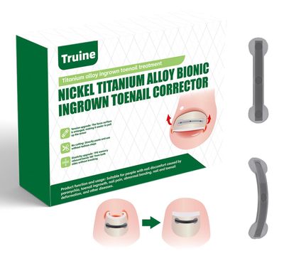 Titanium Ingrown Toenail Corrector,Nail repair tools,Ingrown Toenail Treatment,Suitable for most people with ingrown toenailsIngrown Toenail Removal Kit,- Designed for Ingrown Toenail Repair10pcs