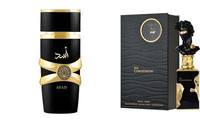 Latafa Perfumes Asad for Unisex and His Confession Eau de Parfum Spray Bundle 3.4 Ounce each