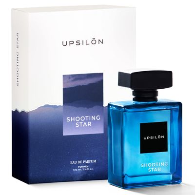 UPSILON Shooting Star Eau De Parfum Premium Long Lasting Fresh &amp; Powerful Fragrance Spray Travel Friendly Luxury Parfum Scent | Mens Perfume | 3.4 fl. oz. - Pack Of 1