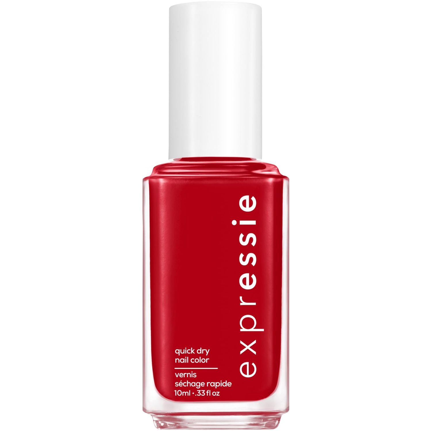 Essie expressie, Quick-Dry Nail Polish, 8-Free Vegan, Blue Toned Red, Seize The Minute, 0.33 fl oz