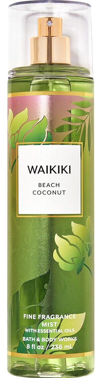 Bath &amp; Body Works Fine Fragrance Body Spray Mist 8 fl oz / 236 mL (Waikiki Beach Coconut)