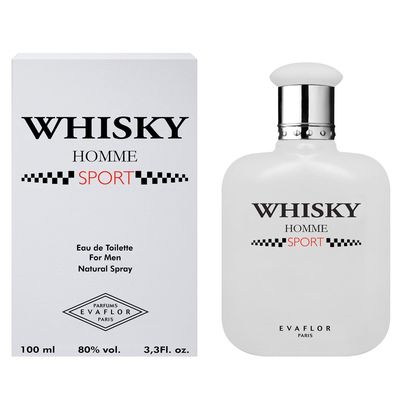 WHISKY SPORT Eau de Toilette 100 ml Mens perfume Spray EVAFLORPARIS