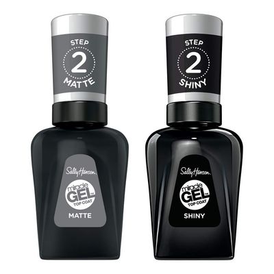 Sally Hansen Miracle Gel Shiny Top Coat and Matte Top Coat Duo Pack (Packaging May Vary)