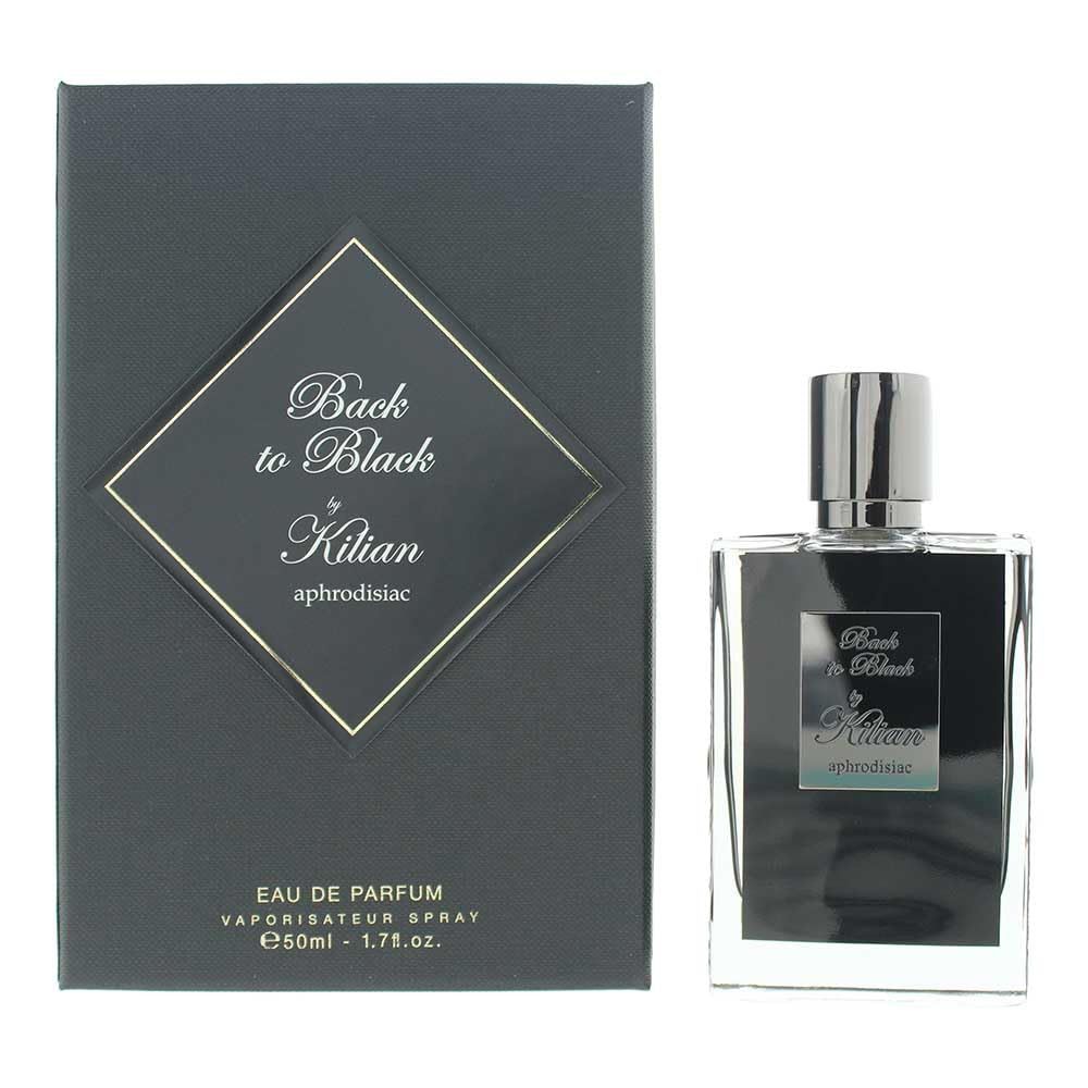 Kilian Back To Black-Aphrodisiac Refillable Eau de Parfum Spray for Unisex, 1.7 Ounce