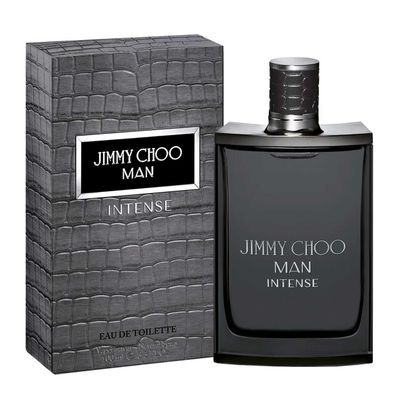 JIMMY CHOO - Man Intense Eau de Toilette - Mens Fragrance - Musky &amp; Warm - With notes of Lavender, Black Pepper &amp; Tonka Beans - 3.3 Fl Oz
