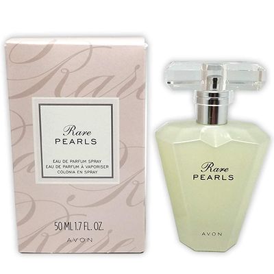 AVON Rare Pearls Eau De Parfum Spray for Women, 1.7 fl oz, Elegant Soft Floral Fragrance with Magnolia, White Pepper and Rosewood, Long Lasting and Timeless Scent