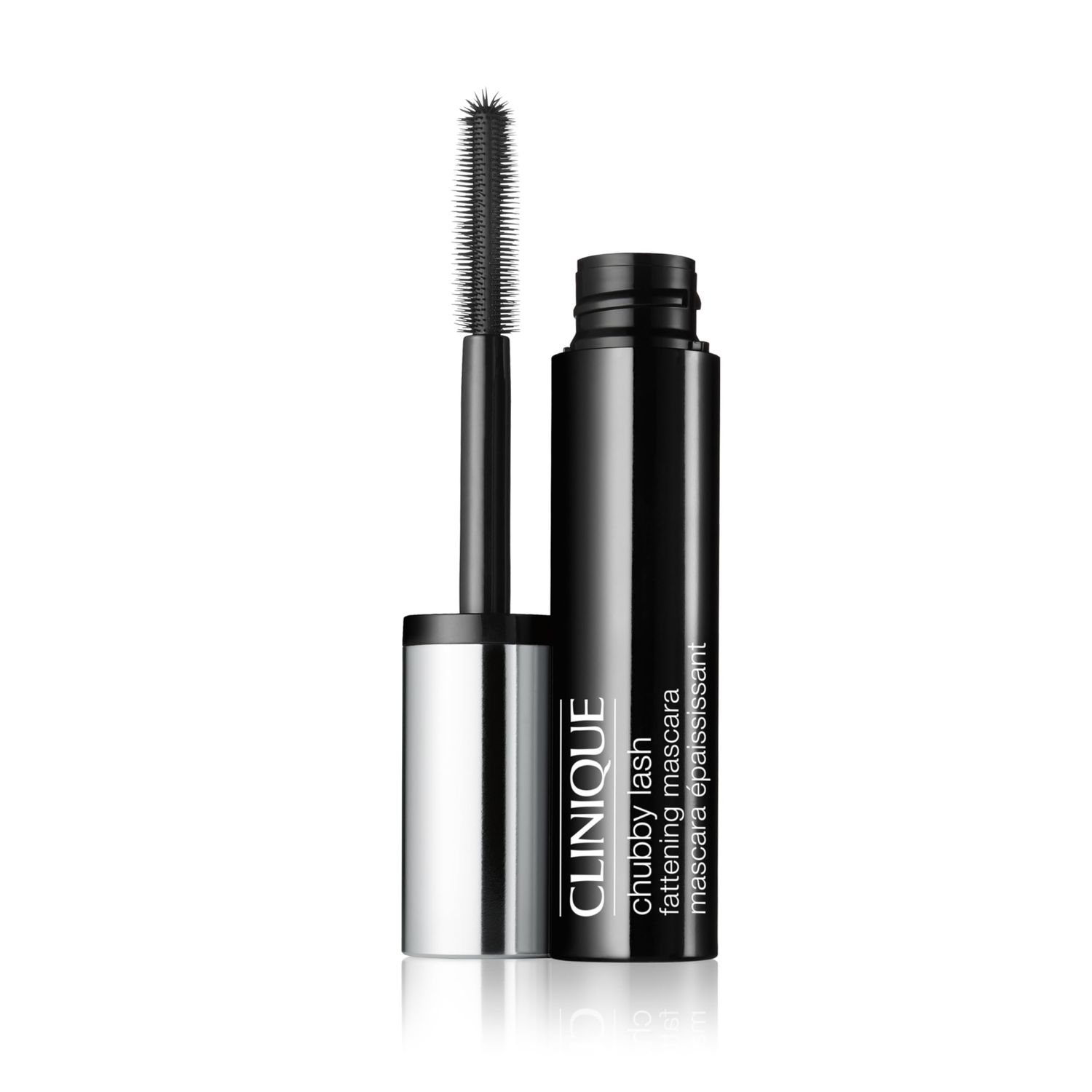Clinique Chubby Lash Fattening Mascara | Volumizing, Lengthening Safe For Sensitive Eyes, Jumbo Jet, 0.3 Fl Oz