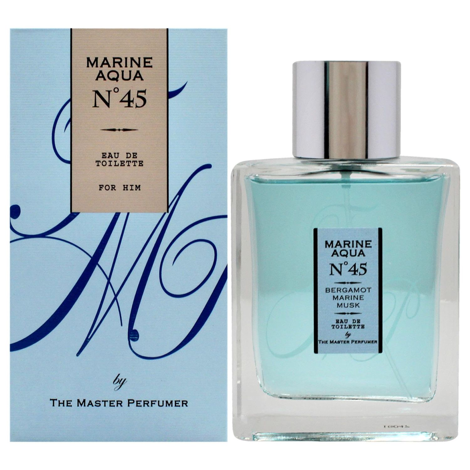The Master Perfumer Marine Aqua N45 for Men - 3.4 oz EDT Spray
