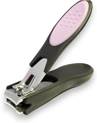 Dream Cut Nail Clipper, Toenail Clippers, Chrome Plated, Stainless Steel, Sharp, Sturdy, Comfort Grip, Nail Catcher, for Men and Women, Nail Cutter, Trimmer
