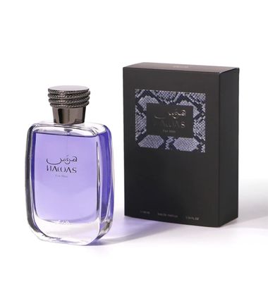 Hawas Eau de Parfum for Men - 100ml (3.33oz) | Bold &amp; Captivating Fragrance for the Modern Man | Pack of 1
