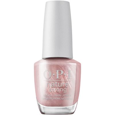 OPI Nature Strong Intentions are Rose Gold | Opaque Bright Neutral Shimmer Natural Origin Nail Polish | Plant Based, Vegan, Cruelty Free
