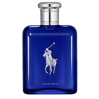 RALPH LAUREN FRAGRANCES Polo Blue - Eau de Parfum - Mens Cologne - Aquatic &amp; Fresh - With Citrus, Bergamot, and Vetiver - Medium Intensity - 4.2 Fl Oz