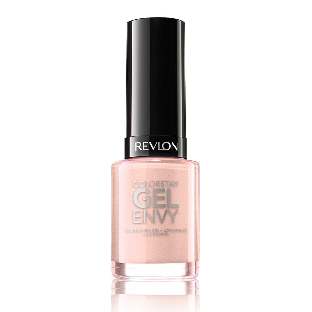 Revlon ColorStay Gel Envy Longwear Nail Polish, with Built-in Base Coat &amp; Glossy Shine Finish, in Pink, 105 Bet On Love, 0.4 oz