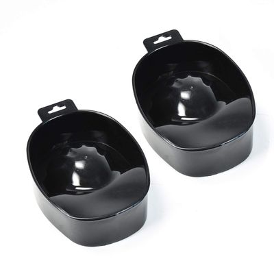 2pcs Manicure Bowl Nail Soaking Bowl Acetone Soak Off Bowl Hand Soaking Bowl Nail Soaking Tray Dip Powder Removal Kit Manicure Bowl Soaker Set for Art Fake Polishing Remover Treatment
