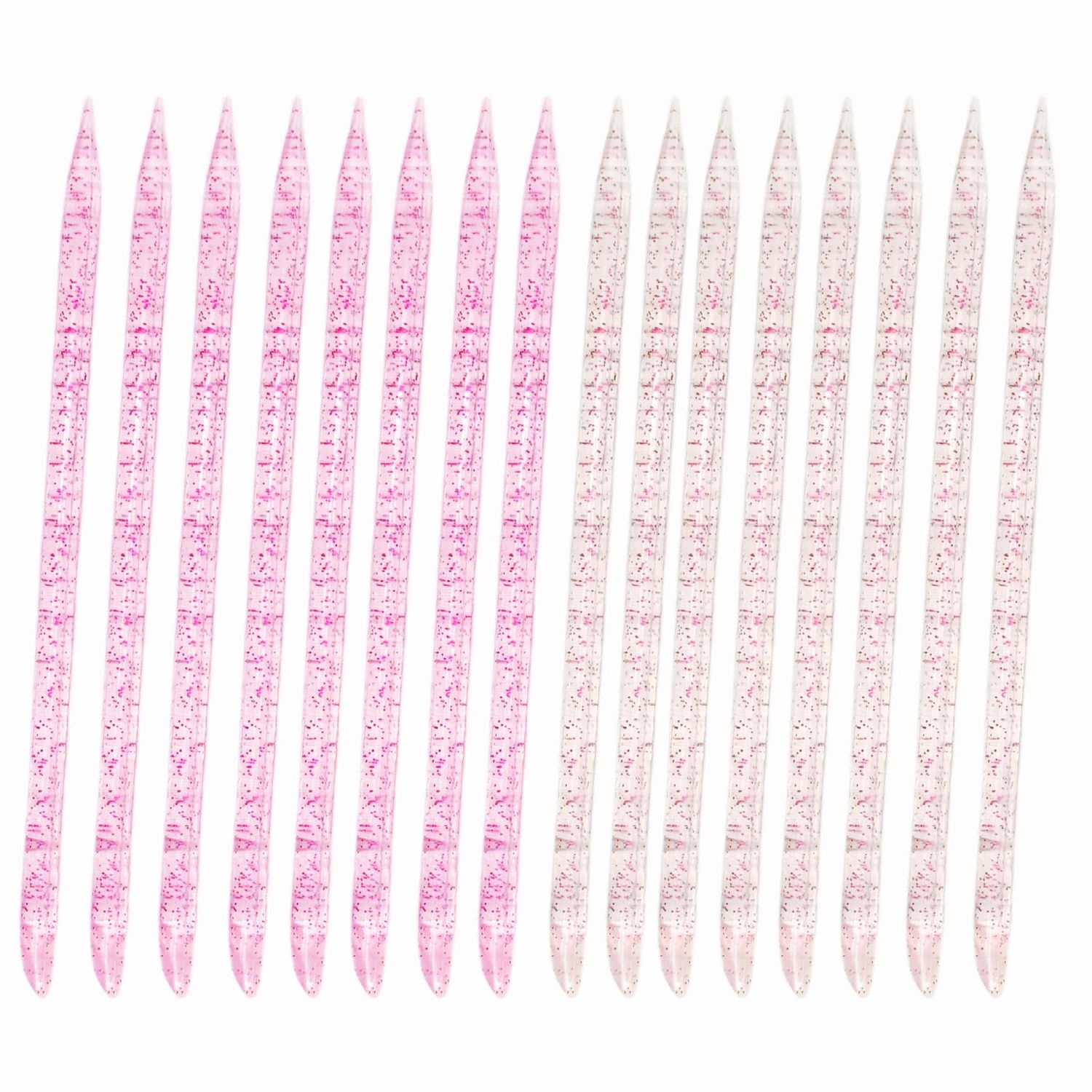 200 PCS Pink Disposable Nail Stick Cuticle Pusher Bulk Nail Care Sticks Cuticle Manicure and Pedicure Stick for Fingernail Cleaning Cuticle Stick