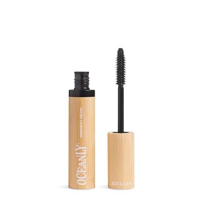 ATTITUDE Oceanly Serum Infused Mascara, EWG Verified, Eye Lash Serum, Length Volume, Vegan Beauty and Makeup, Black, 0.24 Oz