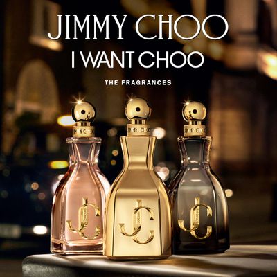 Jimmy Choo I Want Choo 3 Piece Eau de Parfum Gift Set (Eau de Parfum Spray, Jimmy Choo Seduction Coral Kiss Lipstick, Pouch)