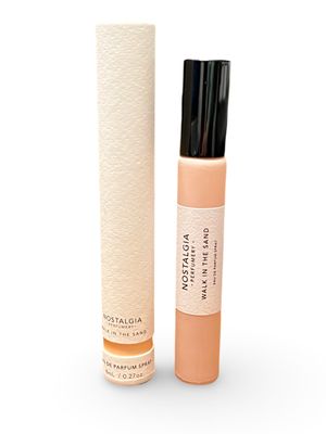 Nostalgia WALK IN THE SAND Eau de Parfum Spray, 0.27 Fl Oz, Lemon Blossom, White Florals, Wood