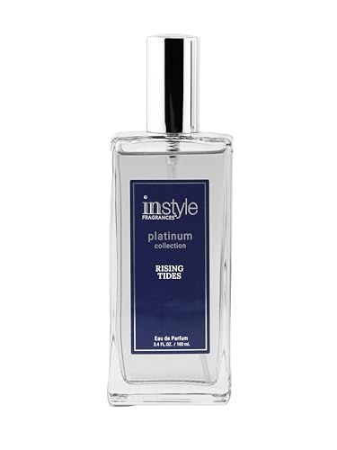 Instyle Fragrances: Rising Tides, Inspired by Jean Paul Gaultiers Le Male - Platinum Collection, Premium Cologne for Men - Long-Lasting, Vegan, Paraben- and Phthalate-Free - Great Gift