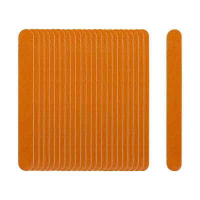 LNAUJS 24 Pack Nail File, Wooden Emery Board Nail File for Nature Nail, Dual Sided Manicure Tool Set, Compact Emery Boards, 7 Inches