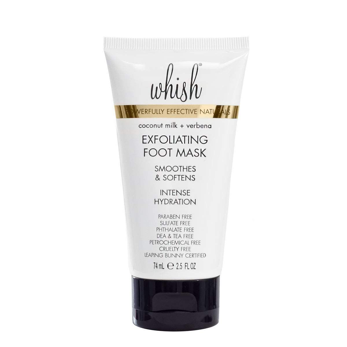 Whish Coconut Milk Verbena Exfoliating Foot Mask - Smoothes &amp; Softens, Intense Hydration