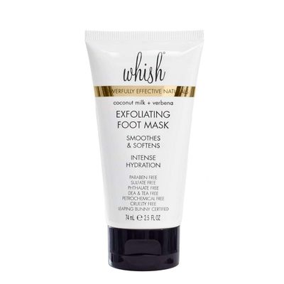 Whish Coconut Milk Verbena Exfoliating Foot Mask - Smoothes &amp; Softens, Intense Hydration