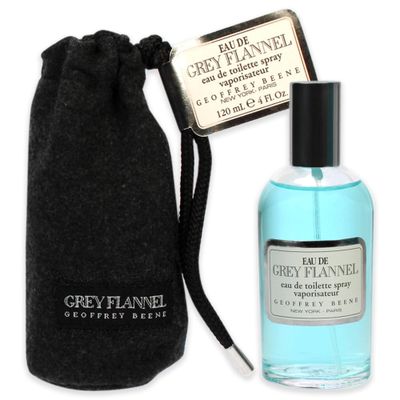Geoffrey Beene Mens Cologne, Eau De Grey Flannel, Eau De Toilette EDT Spray, 4 Fl Oz