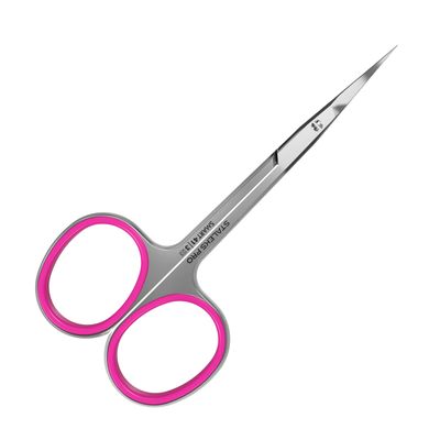 Staleks Professional Cuticle Scissors - Manicure Scissors, Stainless Steel, Extra Fine Curved Blades Smart 40 Type 3 SS-41/3