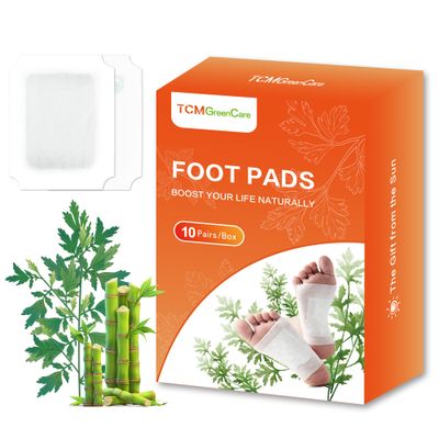 Deep Cleansing Foot Pads, 20 Packs TCMGreenCare Premium Foot Pads, Natural Bamboo &amp; Mugwort Foot Patches: Relieve Fatigue, Reduce Stress, and Enhance Sleep