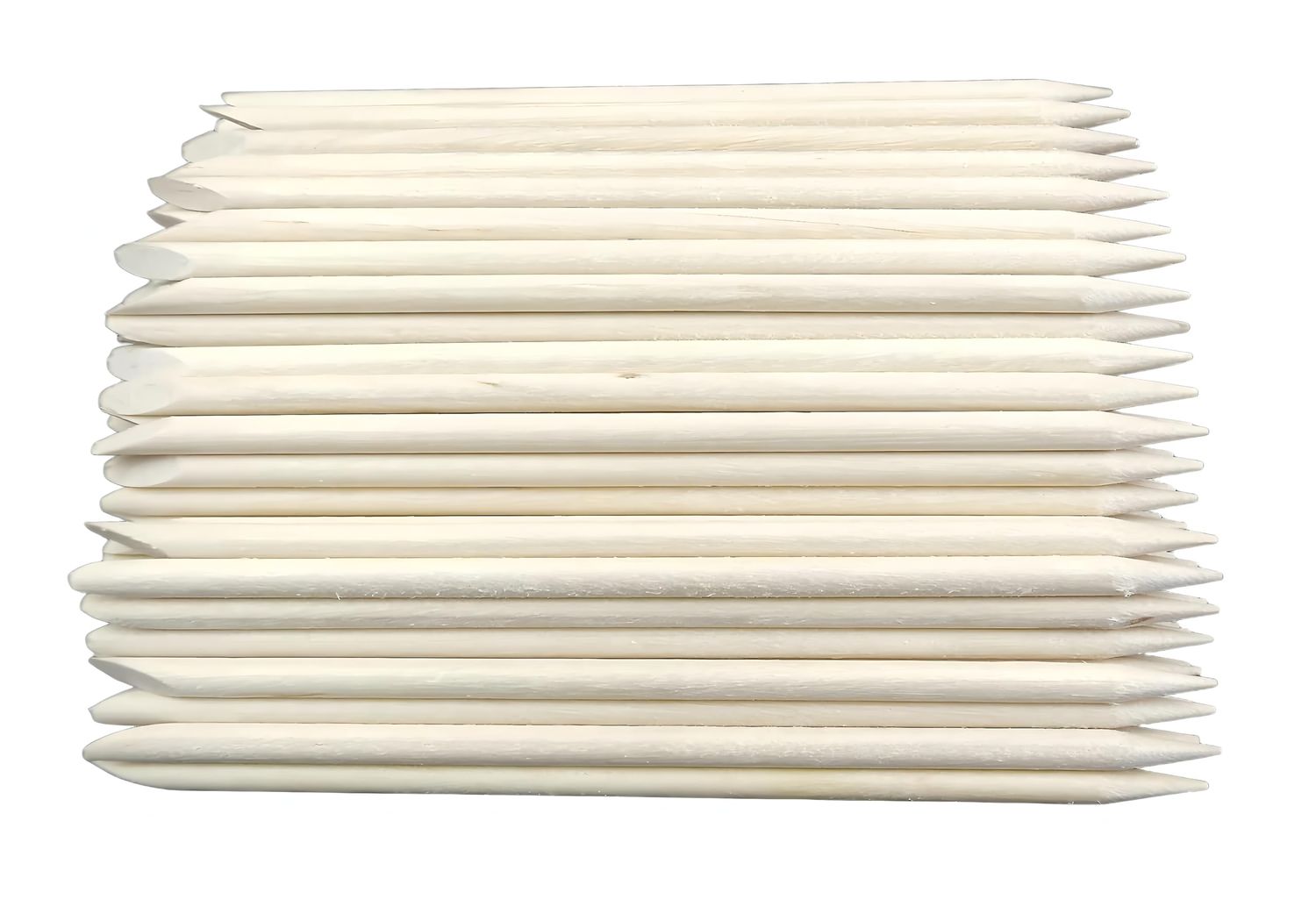 100-Pack Nail Art Wood Stick, Double Heads Nail Cuticle Pusher Remover Manicure Pedicure Tool