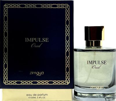Zimaya Impulse Oud Eau de Parfum Spray for Unisex, 3.4 Fl. Oz