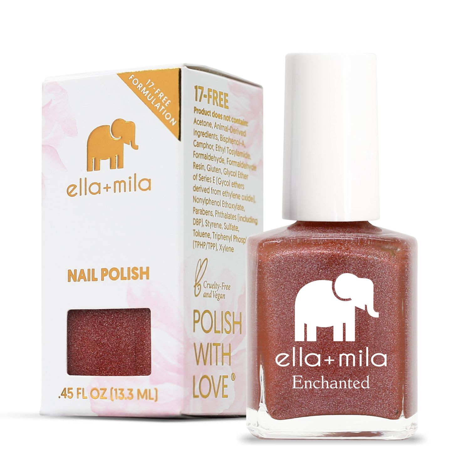 ellamila Professional Nail Polish - Quick Dry Nail Polish - Long-Lasting &amp; Chip Resistant Formula (Enchanted Collection - Oasis - 0.45 fl oz)