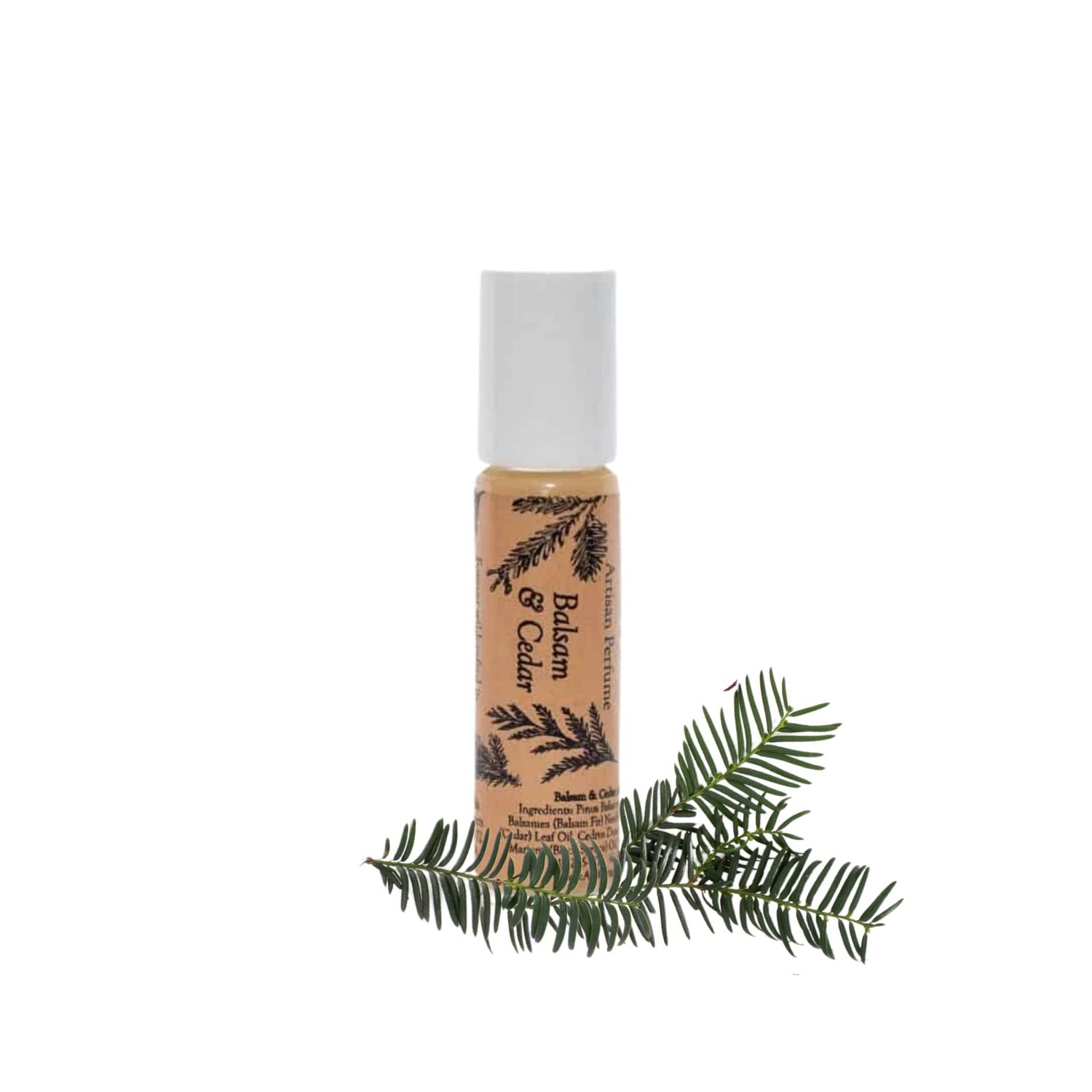 ADK Balsam &amp; Cedar Artisan Perfume Roller .33 oz (10 mL), Natural Hypoallergenic &amp; Clean Perfume for Women &amp; Men with Notes of Bergamot, Balsam Fir, Cedarwood &amp; Cedar Leaf