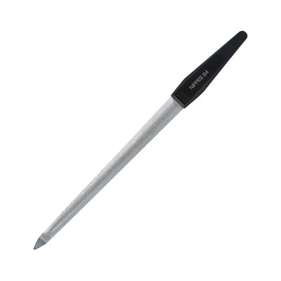 Nippes Stainless Steel Sapphire Nail File - Professional Finger Manicure File - Quality Handmade in Solingen Germany - Ergonomic Hand Grip - for Scraping, Strengthening, Fingernails, Toenails 18cm