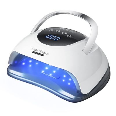 UV LED Lamp for Gel Polish 220W Fast Nail Polish Professional Dryer Nail Curing Light 57 Lamp Beads Auto Sensor for Fingernail &amp; Toenail