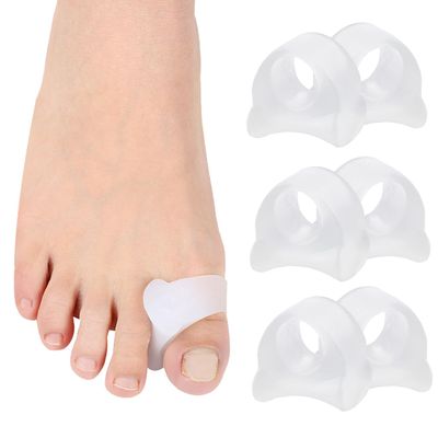 Misorita 12pcs Gel Toe Spacers include sizes S M L, Toe Separators to Correct Your Toes, Toe Support Big Toe Spacers for Overlapping Toes Bunions Hammer Toe Relaxation Restore Toes to Their Origina...