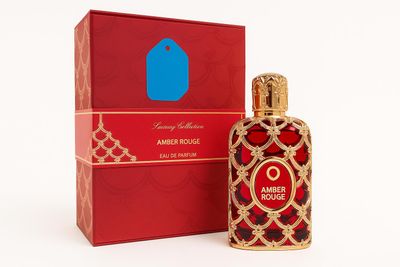 Triplenet Pricing Amber Rouge 80ml Eau de Parfum Spray | Luxurious Unisex Fragrance with Amber and Seaweed 6291106811513