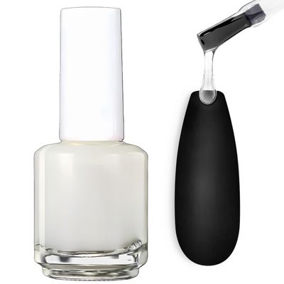 ASMAYSA Matte Top Coat - Long Lasting Gel, Clear Matte Nail Polish, No UV Light Needed, 16 ML