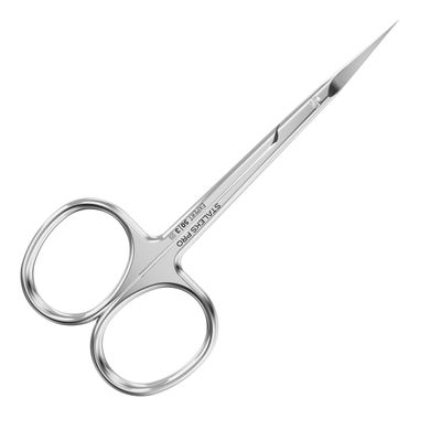 STALEKS Pro Expert 50 Type 3 Cuticle Scissors - Premium Quality Manicure Scissors - Stainless Steel Curved Scissors for Cuticles - Long Lasting Beauty Scissors for Cuticle Nail Care