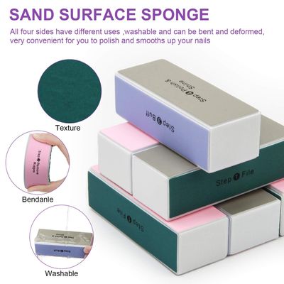 10PCS Nail Buffer Block, AHIER 4 Way Colorful Buffing Block Shine Polisher Nail Buffing File Manicure File Sanding Files