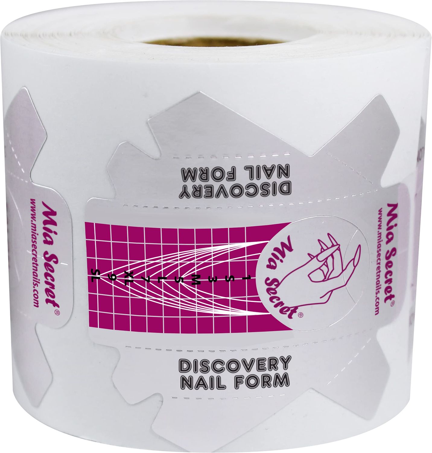 Mia Secret Discovery Nail Form, 500 PCS - Extension Tips, UV Gel Extension Forms, Guide Stickers for Acrylic Nails