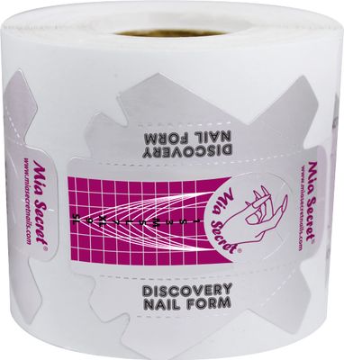 Mia Secret Discovery Nail Form, 500 PCS - Extension Tips, UV Gel Extension Forms, Guide Stickers for Acrylic Nails