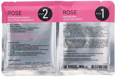 AvryBeauty Gel-Ohh Jelly Spa - Rose, 1 ct.