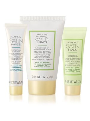 Mary Kay White Tea &amp; Citrus Satin Hands Pampering Set Deluxe Mini