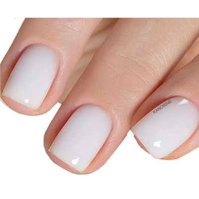 Kanorine Neutral Gel Nail Polish 15ml Milky White Jelly Gel Polish Set Nude Color Translucent Nail Gel Soak Off UV LED Nail Lamp Jelly Sheer Gel Polish Nail Art Gel 0.5Oz