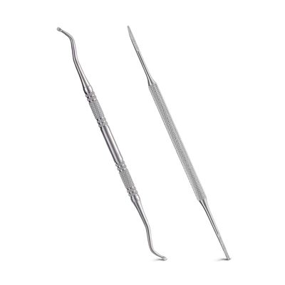 2PCS Ingrown Toenail File and Lifter with Storage Case,YINYIN100 Stainless Steel ingrown toenail Tool,Double Sided Professional Grade Nail Cleaner Tool