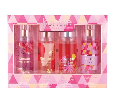 kensie Kensie 4 Piece Coffret Rosy Bloom, Sunkissed Beauty, Darling Daydream and Vibrant, 3.4 fluid_ounces